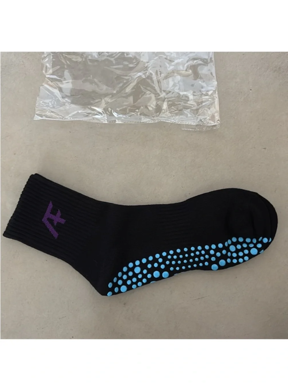 Sale! NIB AF black crew, grip socks for Pilates and Barre